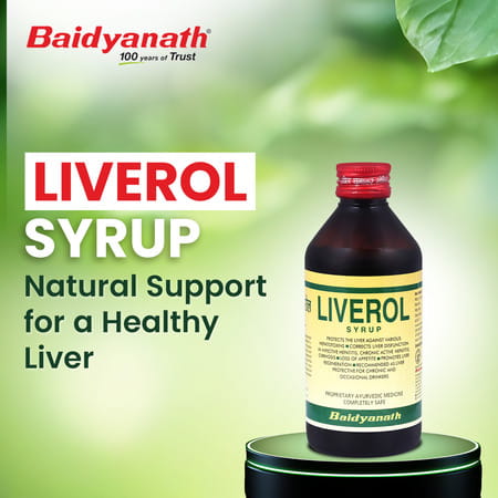 Baidyanath Liverol Syrup | For Comprehensive Liver Care - 200ml