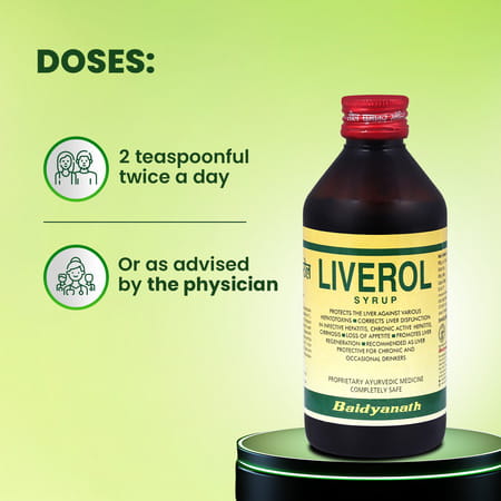 Baidyanath Liverol Syrup | For Comprehensive Liver Care - 200ml