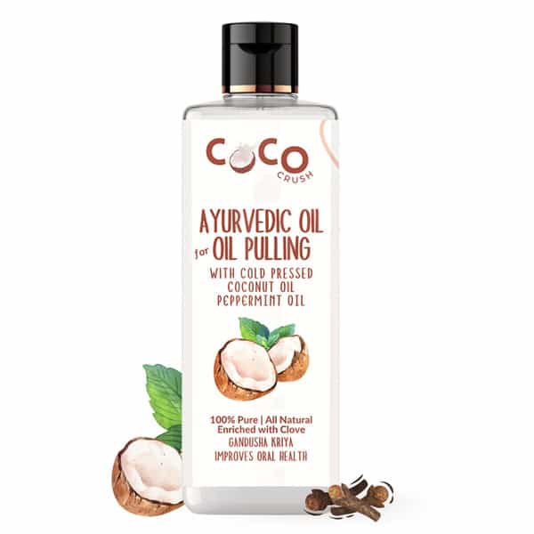 Coco Crush Ayurvedic Coconut/Peppermint & Clove Oil Oil For Oil Pulling - 100Ml