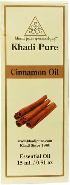 Khadi Pure Herbal Cinnamon Essential Oil - 15Ml