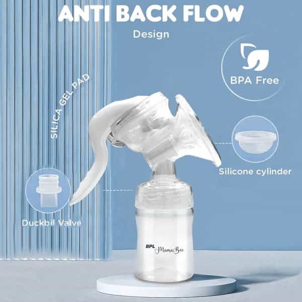 Bpl Medical Technologies Mamabee Silicone Manual Breast Pump - Bpa Free (150 Ml)