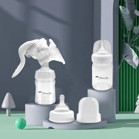 Bpl Medical Technologies Mamabee Silicone Manual Breast Pump - Bpa Free (150 Ml)