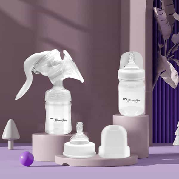 Bpl Medical Technologies Mamabee Silicone Manual Breast Pump - Bpa Free (150 Ml)