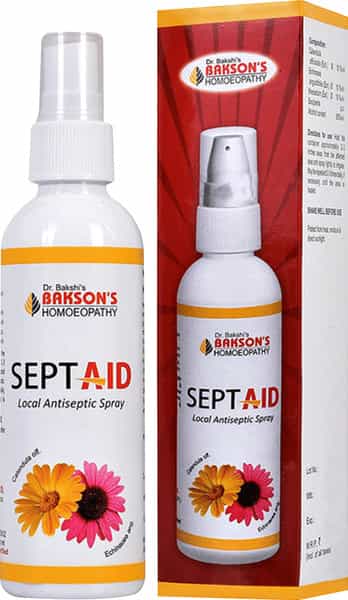 Dr Bakshi's Bakson Homoeopathy Sept Aid Spray 100Ml Pack Of 2