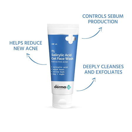 The Derma Co Salicylic Acid 1 % Gel Face Wash 100 Ml