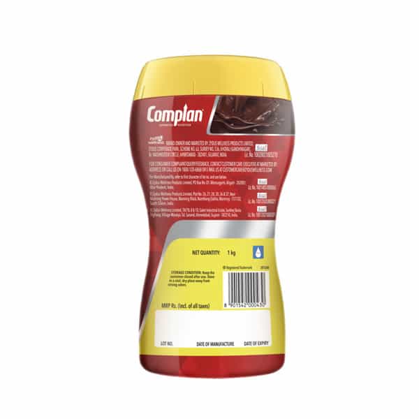 Complan Nutrition Drink | Royale Chocolate Flavour | Jar 1 Kg