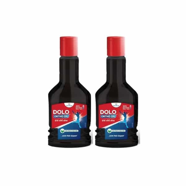 Dolo Ortho Oil - Joint And Muscle Pain Solution - 120Ml | Arthritis Relief | Pack Of 2