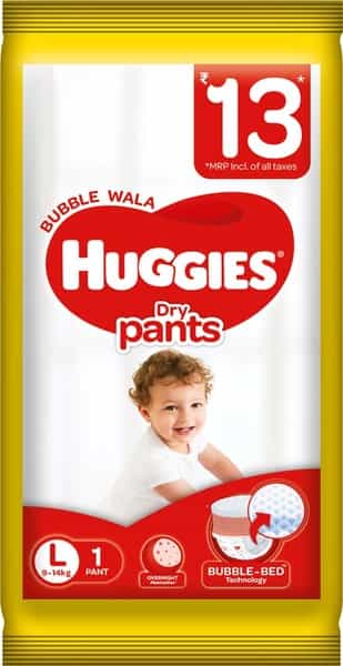 Huggies Dry Pants Diapers ( Large Size) - 1 Count