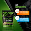 Musclexp Weight Gainer - With 25 Vitamins And Minerals Double Chocolate 1Kg Pouch + Shaker