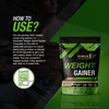Musclexp Weight Gainer - With 25 Vitamins And Minerals Double Chocolate 1Kg Pouch + Shaker