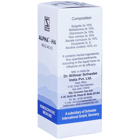 Dr. Willmar Schwabe India Alpha - Ha Drop 30 Ml