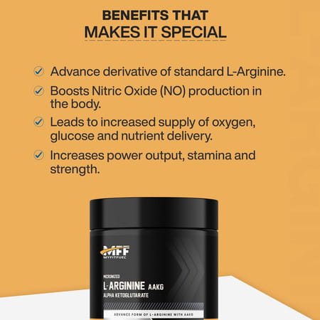 Myfitfuel L-Arginine Alpha-Ketoglutarate (Aakg) (750 Mg) 120 Tablets| Amino Acid