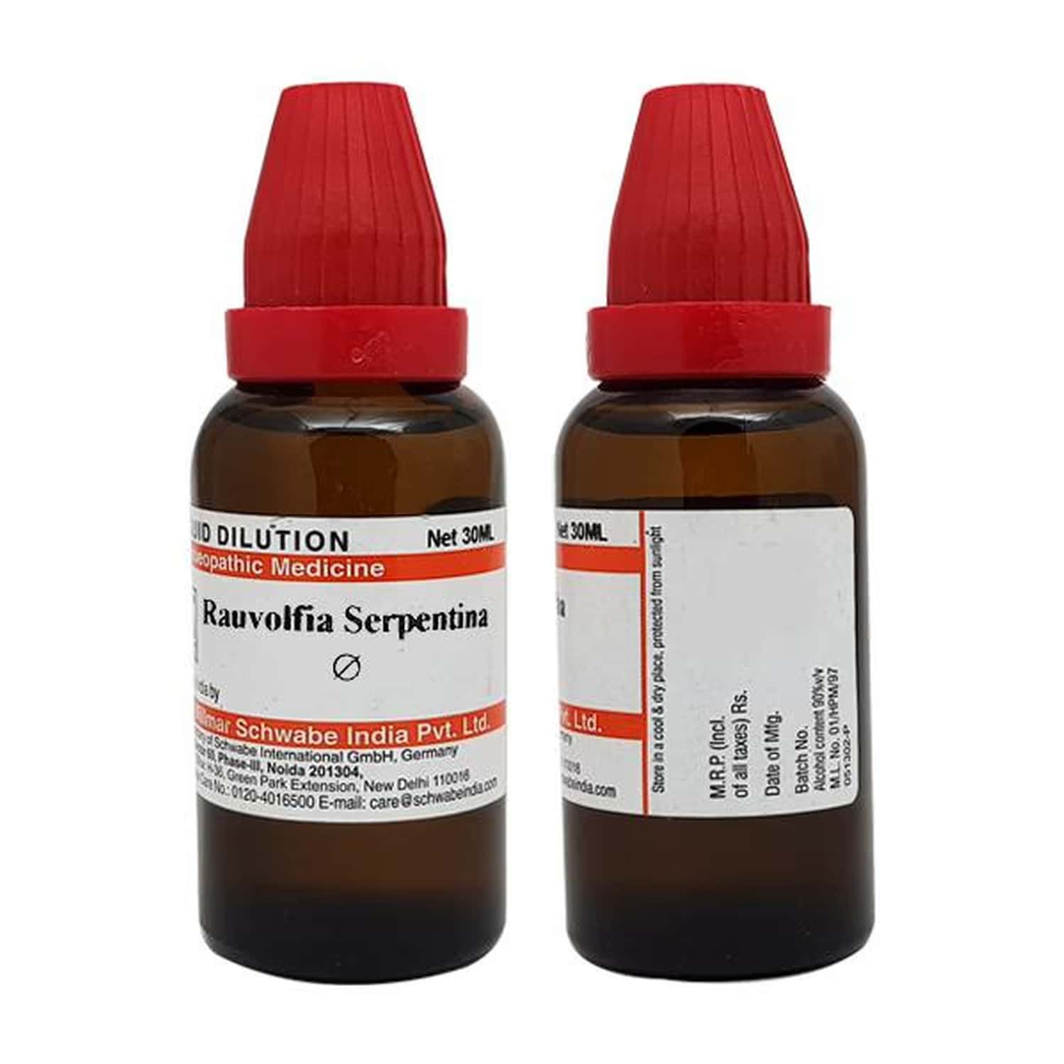 Dr. Willmar Schwabe India Rauwolfia Serpentina Mother Tincture Q 30 Ml