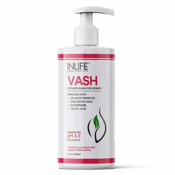 Inlife Vash Intimate Wash For Women | Maintains Ph Levels | Intimate Hygiene | 250Ml