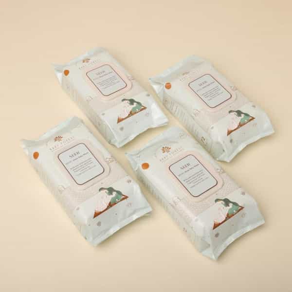 Baby Forest Neer 99.9% Water Baby Wipes- Pack Of 4 | Ideal For 0+ Months | Dermatologically Tested