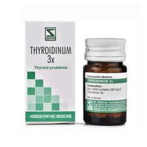 Dr. Willmar Schwabe Thyroidinum Trituration Tablet 3x (pack Of 2)
