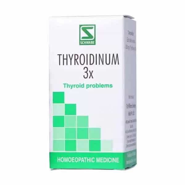 Dr. Willmar Schwabe Thyroidinum Trituration Tablet 3X (Pack Of 2)