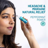 Hoop Headache Roll On - Fast Cooling Migraine Roll On For Headache | Sinus | Cold (10 Ml)