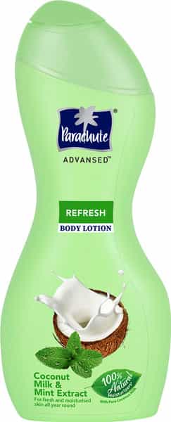 Parachute Advansed Refresh Body Lotion 100% Natural Moisturisers 250Ml