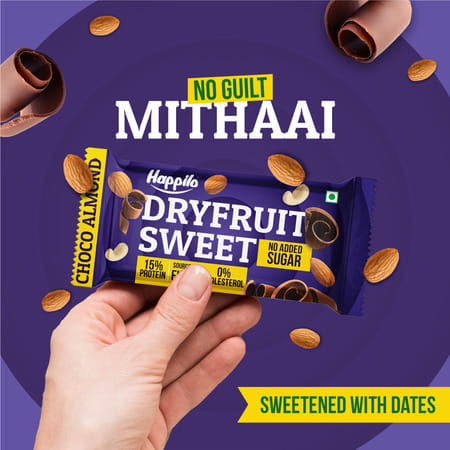 Happilo Choco Almonds Healthy Dry Fruit Bar 35g