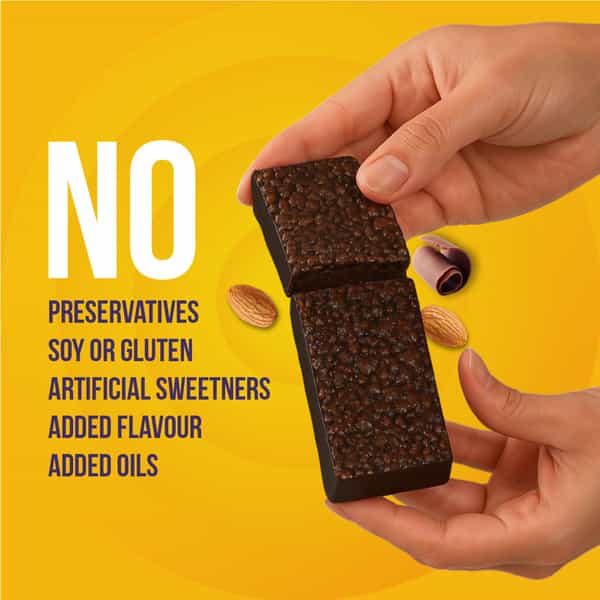 Happilo Choco Almonds Healthy Dry Fruit Bar 35G
