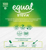 Equal Stevia 100% Natural Sweetness From Stevia (100 Sachets Box)