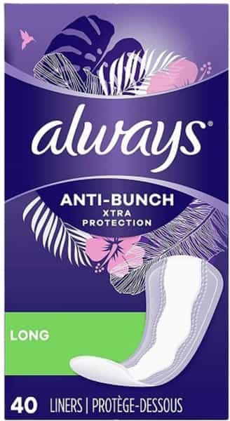 Always Xtra Protection Daily Liners| Long| 40 Count