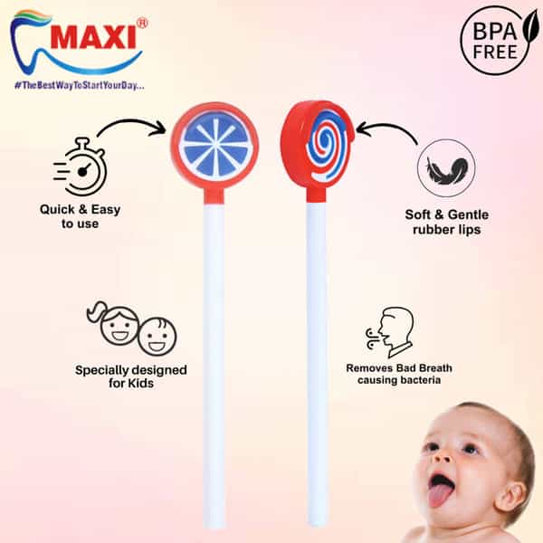 Maxi Lollipop Tongue Cleaner (Buy 1 Get 1 Free)