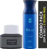 Maryaj Dynamic Edp Spicy 100Ml For Men And Ajmal Blu Homme Deodorant 200Ml For Men