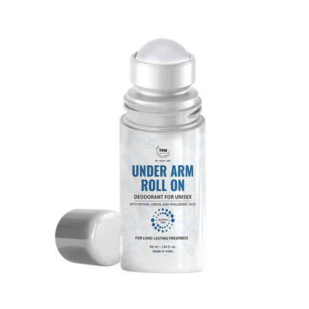 Tnw The Natural Wash Underarm Roll - On | With Hyaluronic Acid And Vetiver| Unisex |50ml