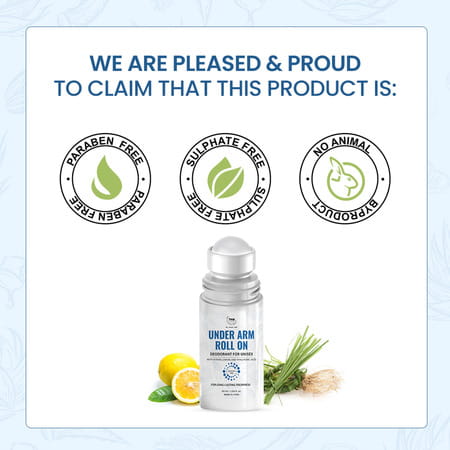 Tnw The Natural Wash Underarm Roll - On | With Hyaluronic Acid And Vetiver| Unisex |50ml