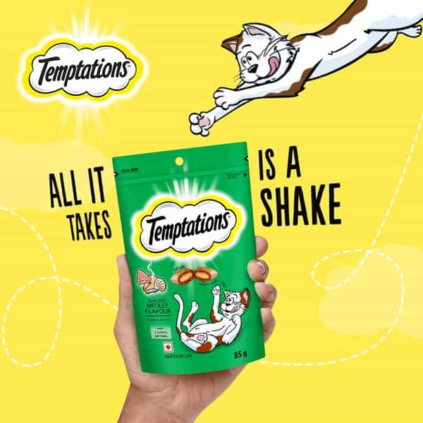 Temptations - Cat Treat Seafood Medley Flavour (85 Gm)