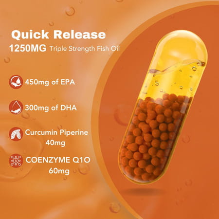 Wishnew Wellness Daily Ritual: Heart Health | Energy Boost With Omega | And Coq-10 Blended Formula