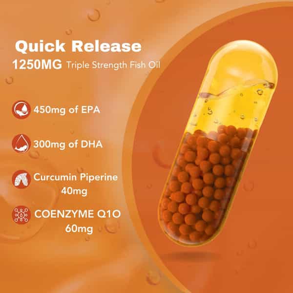 Wishnew Wellness Daily Ritual: Heart Health | Energy Boost With Omega | And Coq-10 Blended Formula