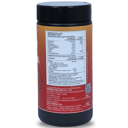 Wishnew Wellness Daily Ritual: Heart Health | Energy Boost With Omega | And Coq-10 Blended Formula