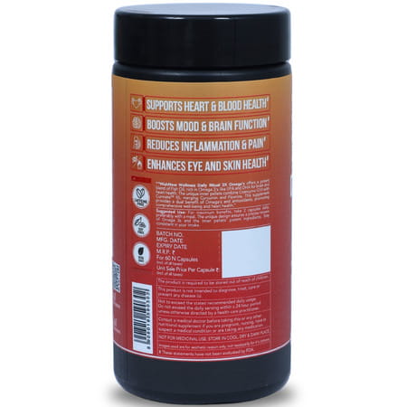 Wishnew Wellness Daily Ritual: Heart Health | Energy Boost With Omega | And Coq-10 Blended Formula