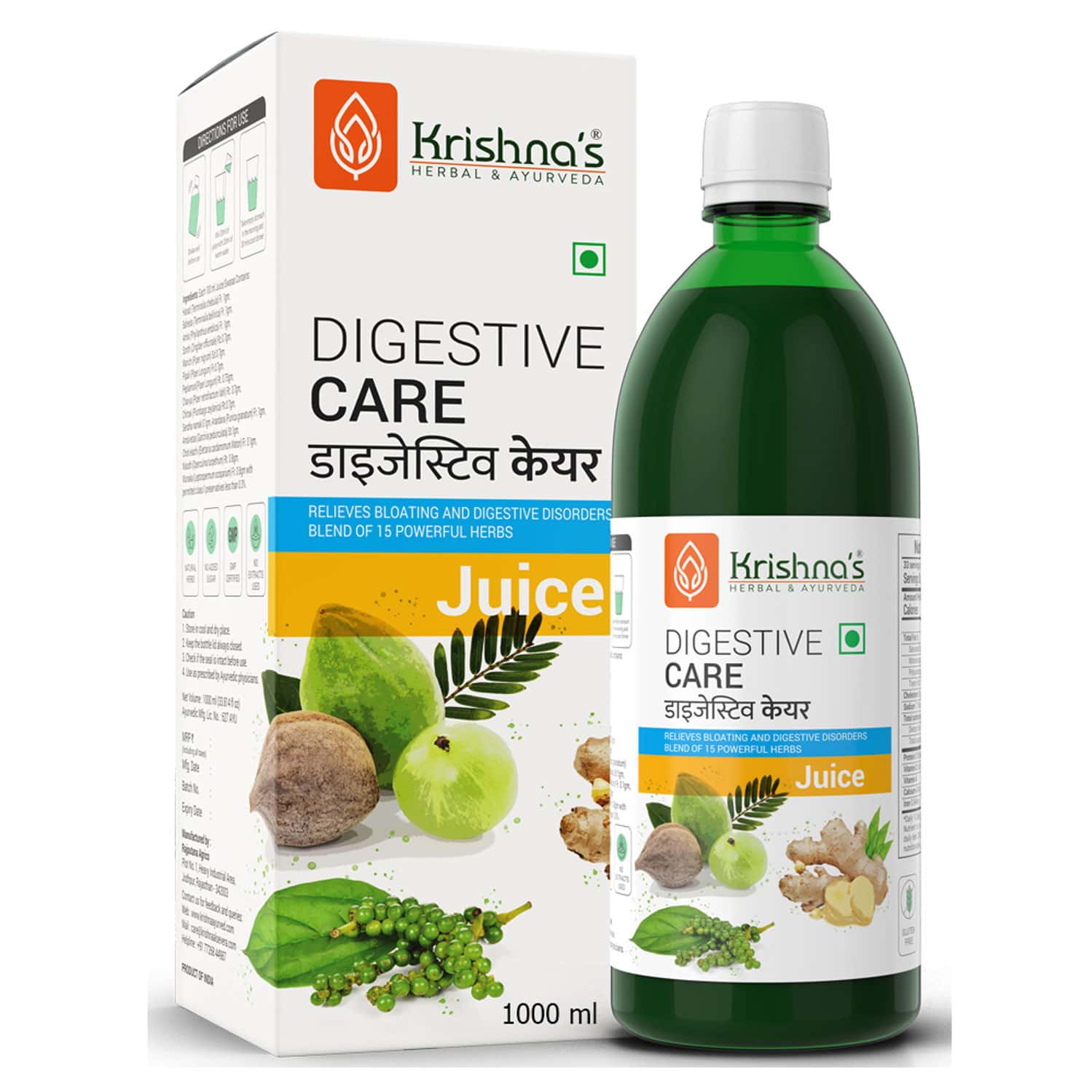 Buy KRISHNA'S DIABIC CARE JUICE 1 LITRE Online & Get Upto 60 OFF at