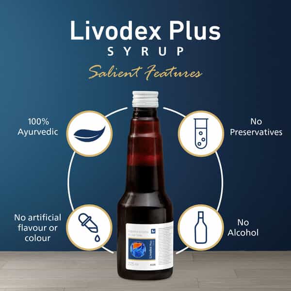 Livodex Plus Syrup 225 Ml | Liver Health Supplement | Detox Liver (Pack Of 1)