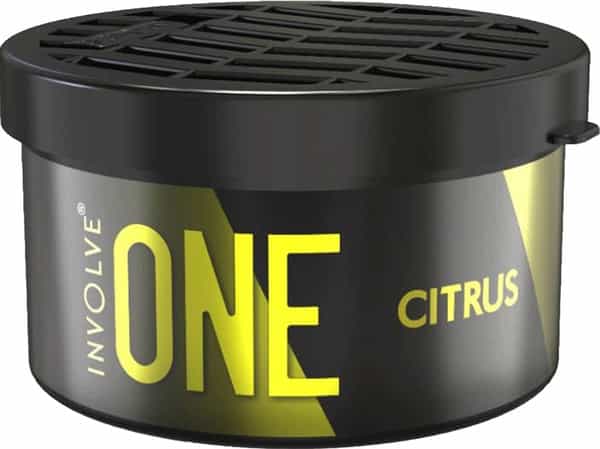Involve One Citrus Organic Car Perfume - Fresh Lemon Fiber Car Scent - Car Aroma - Ione02