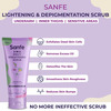 Sanfe Spotlite Sensitive Body Scrub For Dark Underarms | Inner Thighs And Sensitive Areas - 50Gm