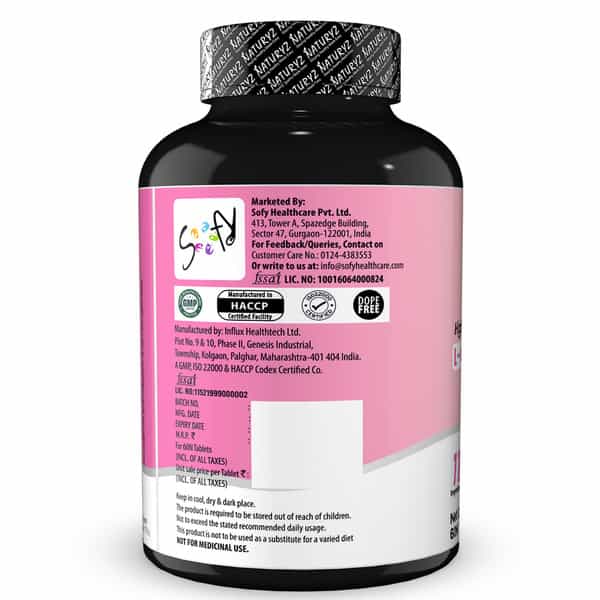Naturyz L-Glutathione Complex With Skin Peptide For Radiant Glowing & Elastic Skin - 60 Tablets