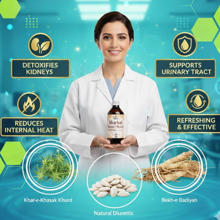 Cipzer Sharbat Bazoori Motadil 200ml | Supports Urinary Tract Health & Renal Wellness