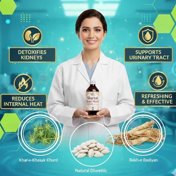 Cipzer Sharbat Bazoori Motadil 200Ml | Supports Urinary Tract Health & Renal Wellness