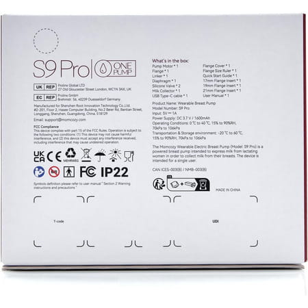 Momcozy Breast Pump S9 Pro Single Grey