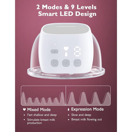 Momcozy Breast Pump S9 Pro Single Grey