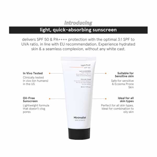 Light Fluid Spf 50 Sunscreen 50 Gram