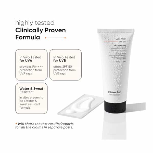 Light Fluid Spf 50 Sunscreen 50 Gram