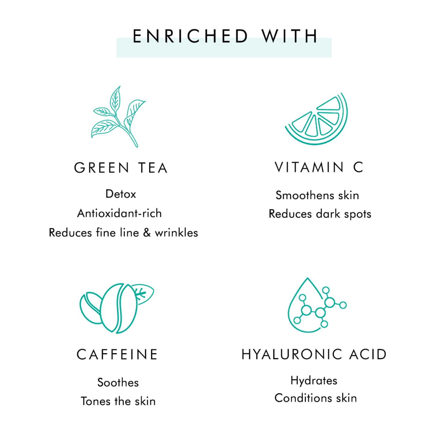 Buy MCAFFEINE VITAMIN C GREEN TEA NIGHT CREAM WITH HYALURONIC ACID 72