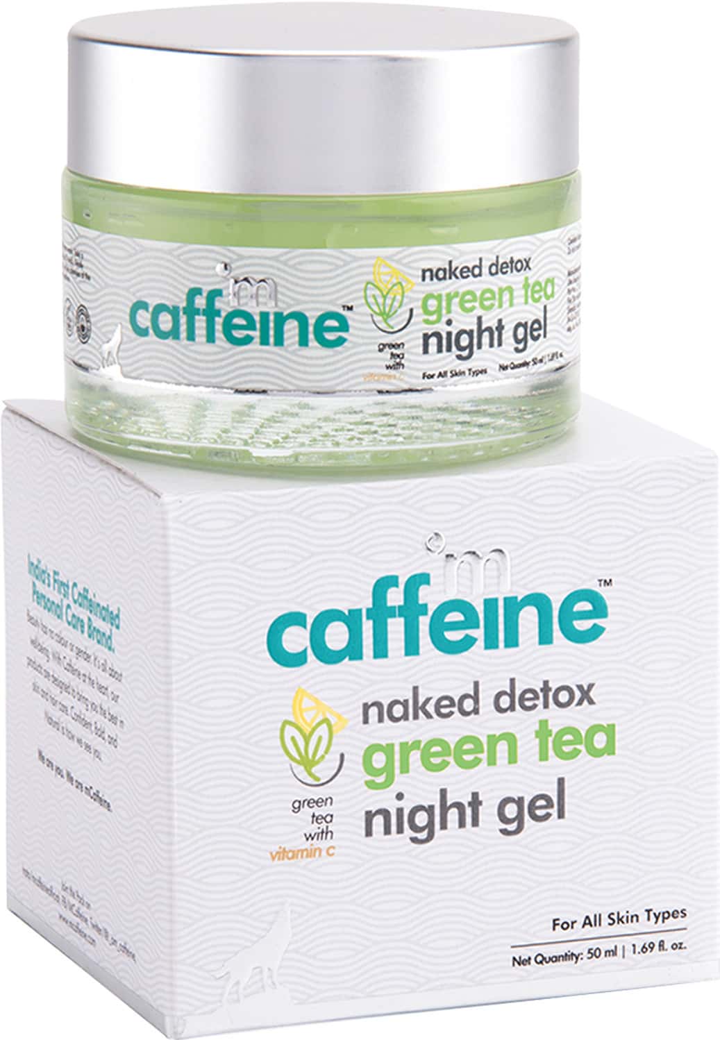 Buy MCAFFEINE VITAMIN C GREEN TEA NIGHT CREAM WITH HYALURONIC ACID 72