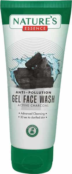 Nature's Essence Anti-Pollution Gel Face Wash Active Charcoal - 65 Ml